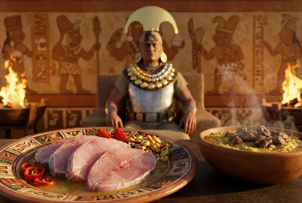 El señor de Sipán, alimentación de élite